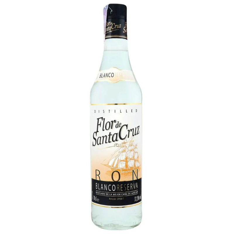 Flor De Santa Cruz Blanco rum 37,5% 0,7L